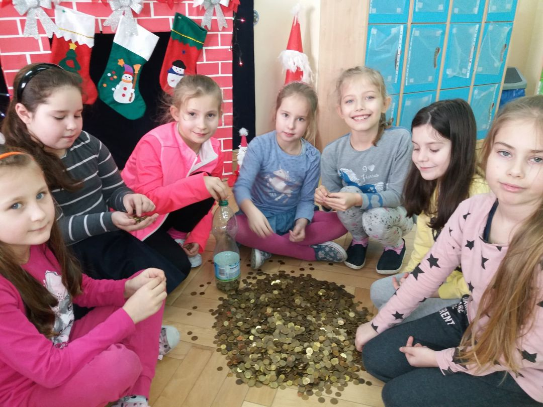 Gratulujemy i dziękujemy... WOŚP klas I-III