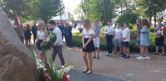 ...delegacja uczniów klasy ósmej... ...delegacja uczniów klasy ósmej...